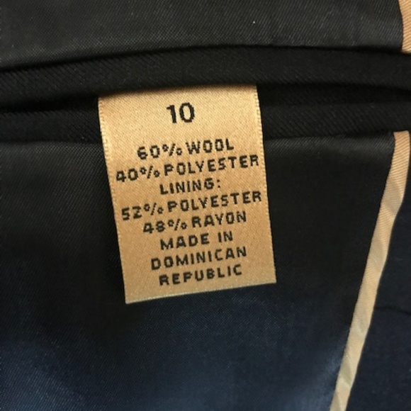 Boy's Navy Blazer - Picture 6 of 7